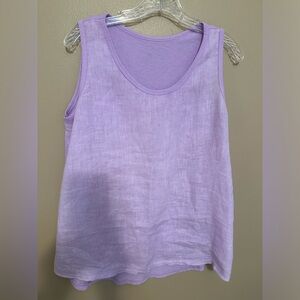 Lilac linen top